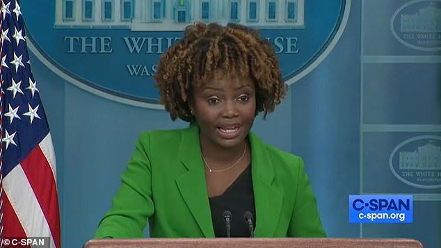 White House press secretary Karine Jean-Pierre was asked if House Speaker McCarthy kept Democratic Reps. Adam Schiff and Eric Swalwell off the intelligence committee, defending them along with representative Ilhan Omar.