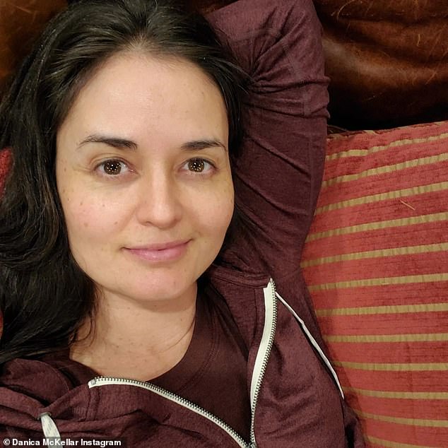 Ageless: The Wonder Years star Danica McKellar turned 48 on Tuesday.  And to honor her special day, the actress showed off her seemingly ageless face in a 'must do' no-makeup selfie she shared on Instagram.