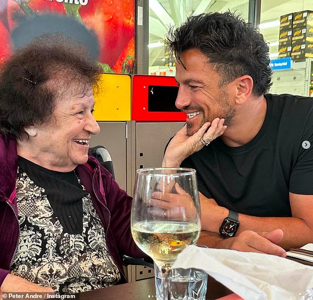 Family: Peter Andre shared sweet snaps from his recent visit to Australia, where he went to see his mum and dad amid declining health.