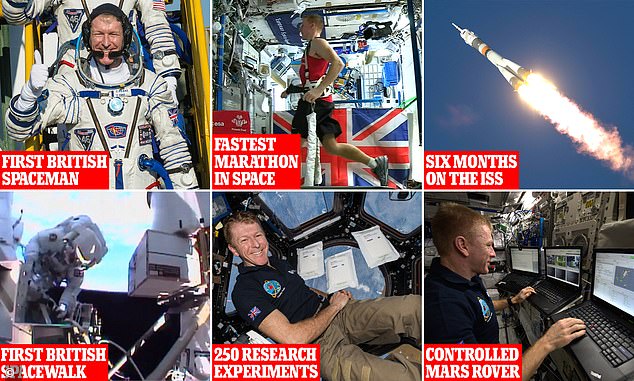 MailOnline looks back at his greatest achievements, from being the first British spaceman to running the London marathon in space