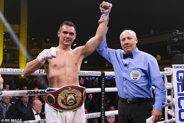 Tim Tszyu (pictured) will risk it all and fight for a world title in Australia against the only boxer to beat undisputed champion Jermell Charlo