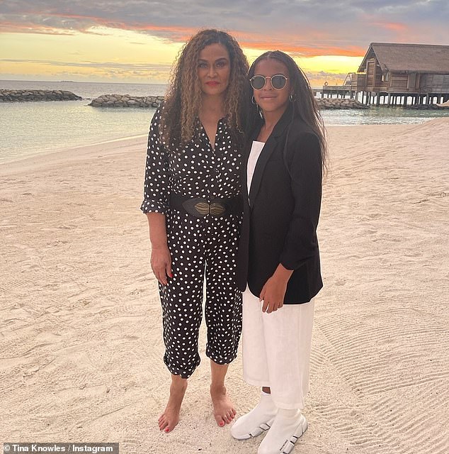 Tina Knowles pens a heartfelt birthday message to granddaughter Blue