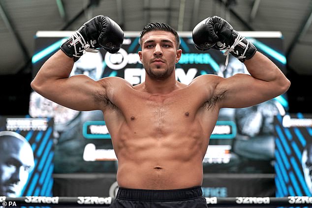 New father?  Tommy Fury hinted on Saturday that he has become a father as he declined to answer a question about whether his girlfriend Molly-Mae Hague has given birth.