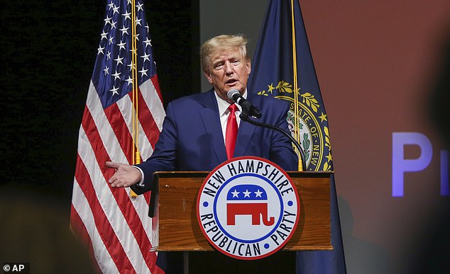 Donald Trump defended himself against claims that he has been slow to start his 2024 presidential campaign in his first high-profile event with a speech in the state of New Hampshire, the first primary election in the nation.