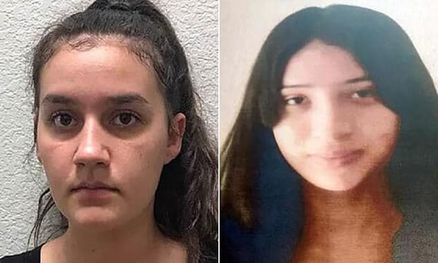 The bodies of Sitlalli Avelar, 17, and Kamryn Meyers, 15, (pictured) were found in Mesa, Arizona, east of Phoenix, by a dog walker on Saturday.