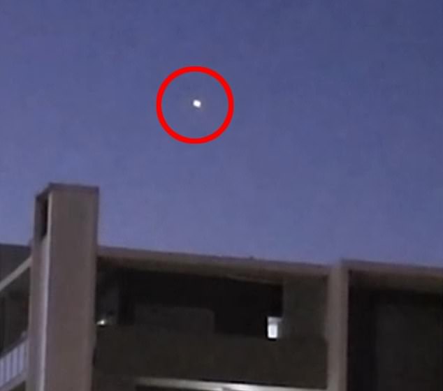 West Sydney woman Tanya filmed a strange light-emitting object making its way across the sky.