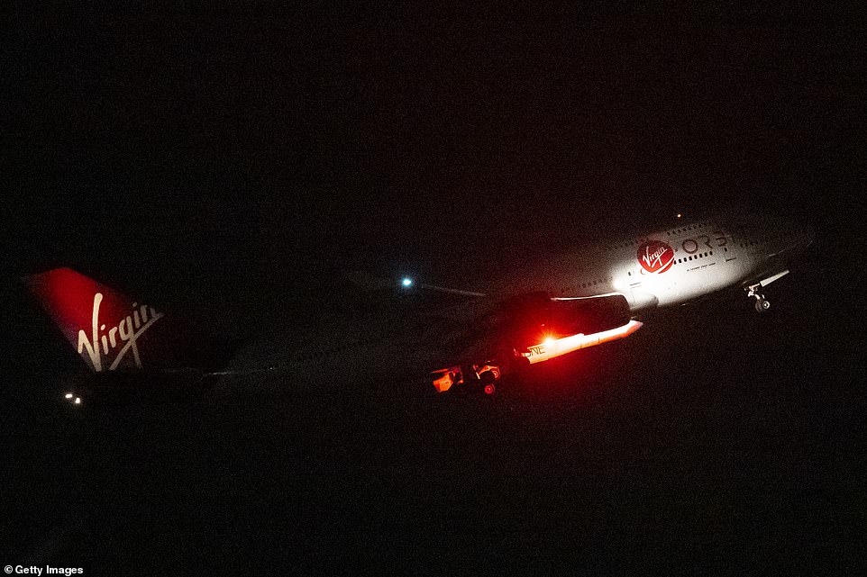 History is being made tonight as Britain enters the dawn of a new era in space with the first ever orbital launch on UK soil. Virgin Orbit's specially-adapted 747 jumbo jet with a rocket attached to its belly has taken off from Cornwall Spaceport