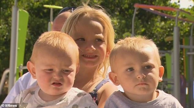 Synthia, 5, Bevan, 2, and Charlez, 1, returned home a week after a terrible accident that killed their parents.