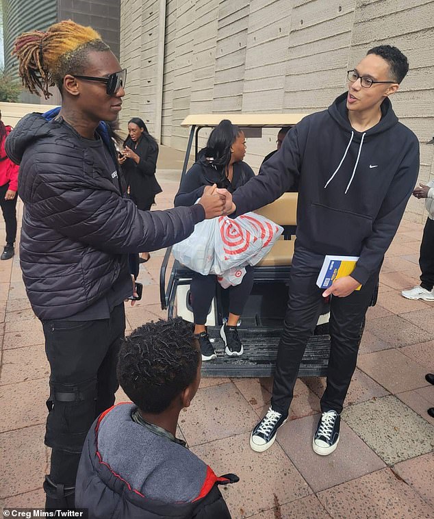 Less than six weeks after her release from a Russian prison, Phoenix Mercury star Brittney Griner surprised a group of people at an MLK march in Phoenix.