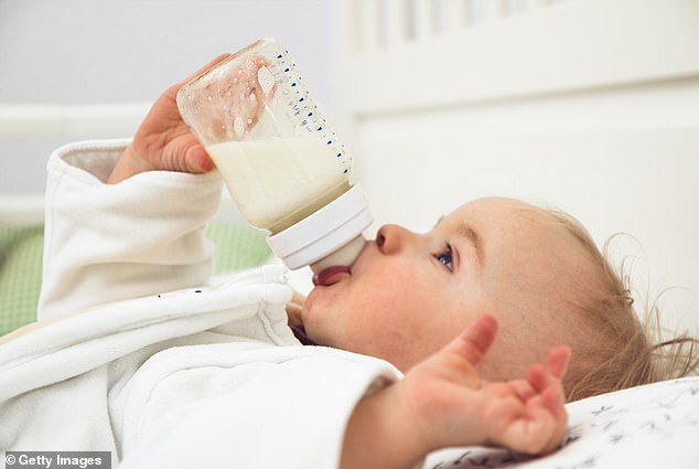 Vegan babies could be at risk of serious health problems, dietitians have warned, after the NHS published advice on the diet in infants (file photo)