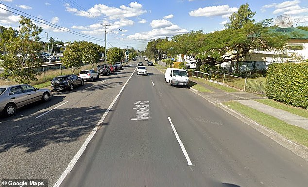 The man was found collapsed on the ground along Newmarket Road in Wilston, in Brisbane, at 1:40am on Sunday.