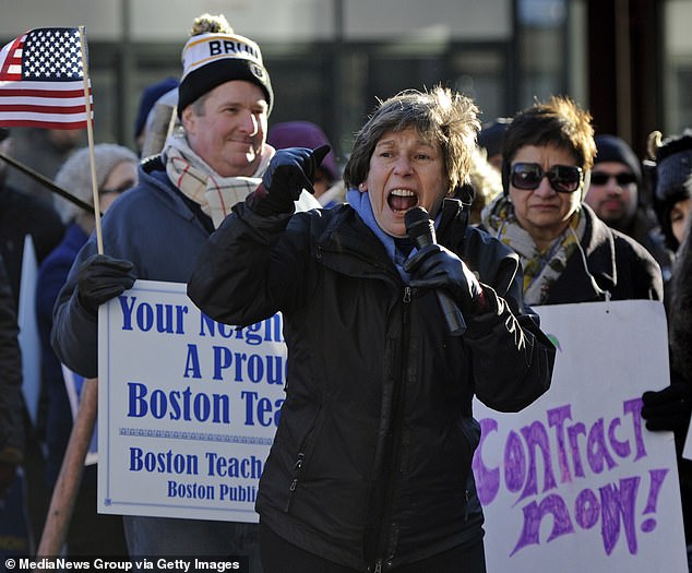 American Federation of Teachers President Randi Weingarten, pictured, has come under fire for politicizing classroom politics in recent years.