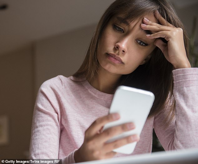 A British mother has sparked a discussion on Mumsnet after asking if others think 'trackers on a teen phone are wrong' (file image)