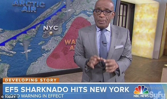 Depicted in Sharknado 2, Roker has appeared as himself in a series of TV shows and movies