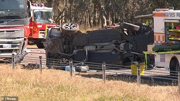 The male truck driver, 30, had just completed an hour long road trip when the accident occurred (scene pictured)