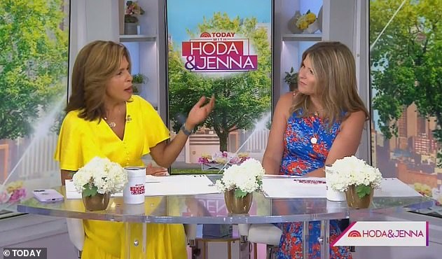 Bush Hager and her Today show co-host Hoda Kotb discussed big adventures on Thursday