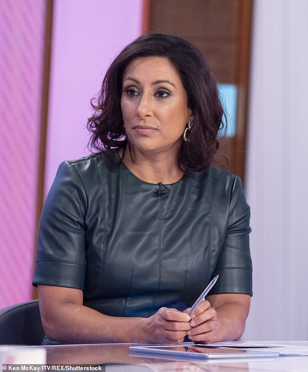 Annoyed: Saira Khan has claimed only Stacey Solomon was allowed to be 'the nice one' on Loose Women as she rekindles her feud with ITV (pictured in the show in 2020)