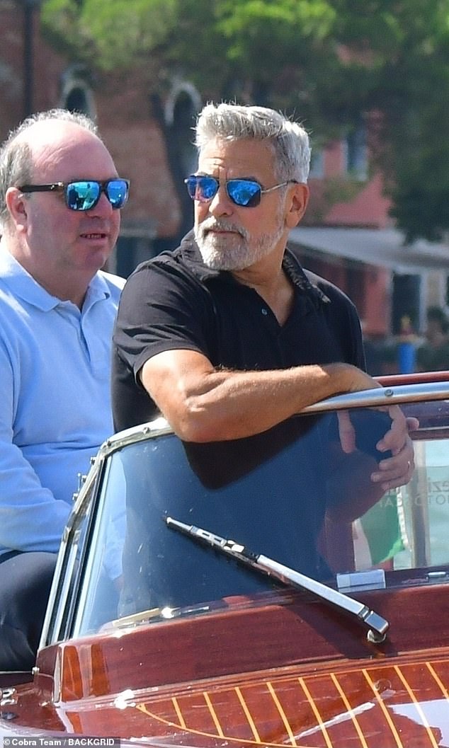 Hollywood: George and Amal are one of the few major stars to arrive in Venice during the strike