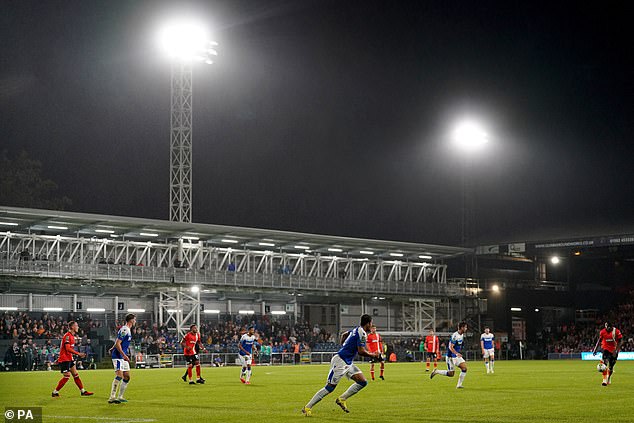 The field opened its doors for the first time this season on Tuesday during the Carabao Cup game