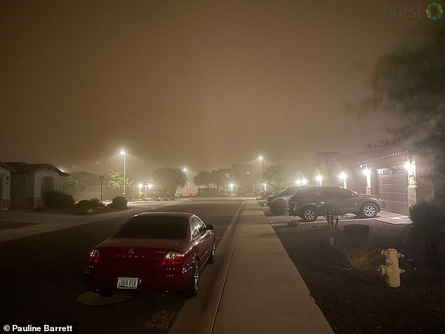 Much of Maricopa County was covered by the dust cloud, with the storms also causing disturbances throughout the county and the nearby towns of Scottsdale, Tempe, Mesa, Glendale and Avondale.