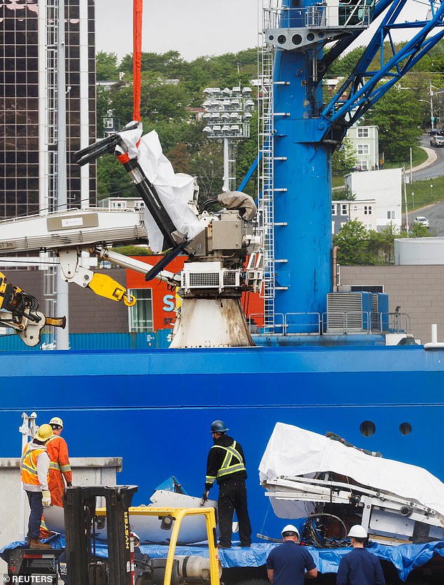 Salvaged pieces of OceanGate's Titan submarine will be returned to the port of St. John's in Newfoundland, Canada, on June 28