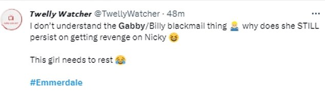 1693599613 976 Emmerdale Gabby blackmails Billy in Nicky revenge plot as fans