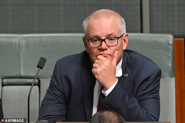 The Prime Minister said he was 'shaking his head' at Mr Morrison's inability to take responsibility for the illegal Robodebt scheme.