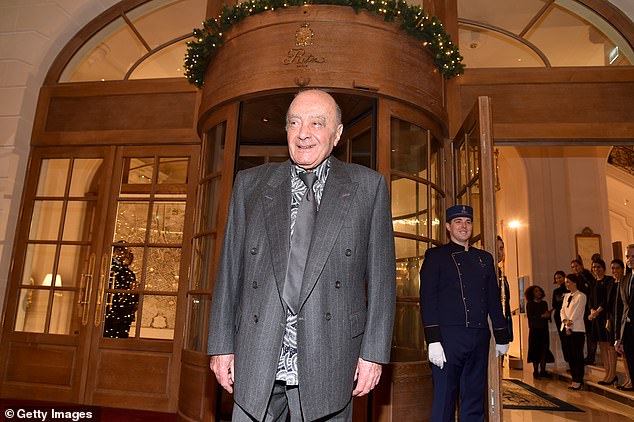 Mohamed Al-Fayed pictured in Paris in 2016. He sold Harrods and Fulham FC - his largest UK business holdings - in 2010 and 2013 respectively