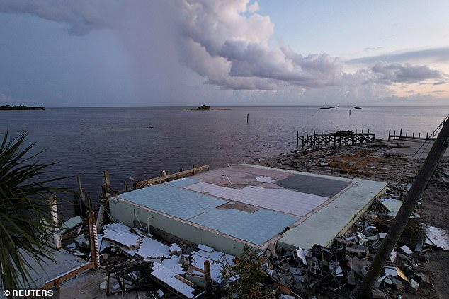 Entire houses were destroyed to their foundations by the storm