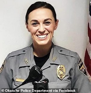 Jordan Cannon joined the Cleveland County Police Department just three months after her husband