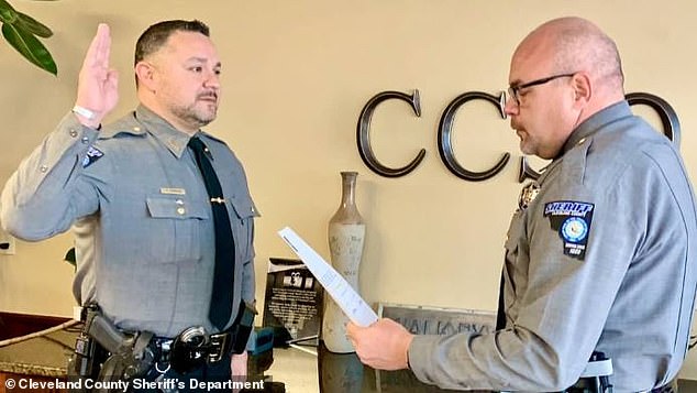 Vaughn Cannon will be sworn in March 2021 by Cleveland County Sheriff Chris Amason