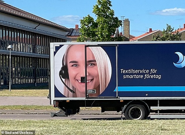 Billion dollar smile!  Something sinister seems to have happened to this woman's smile.  At least it's not a dental ad