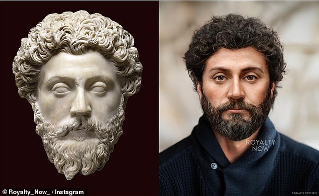 Marcus Aurelius was the last of the Five Good Emperors and ruled the Roman Empire from 161 to 180 AD.  Known for ruling with authority, humanity and competence, he was one of the most revered emperors in Roman history