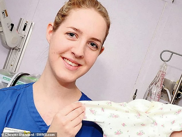 Cheshire Police are now investigating whether Letby was already harming babies at the time the chilling photo was taken.  Lucy Letby is pictured working at the hospital