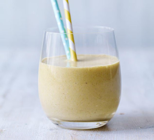 Volunteers drank a smoothie made from mixed berries, or one with added banana (Stock Image)