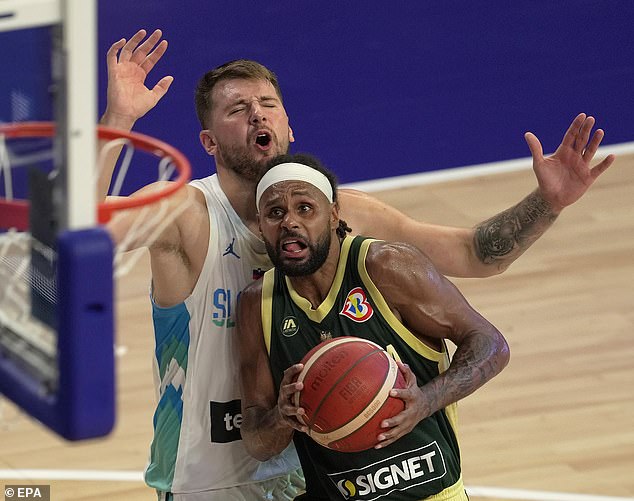 Veteran Patty Mills made the scoreboard tick but it wasn't enough as Slovenia punished the Boomers in the last quarter