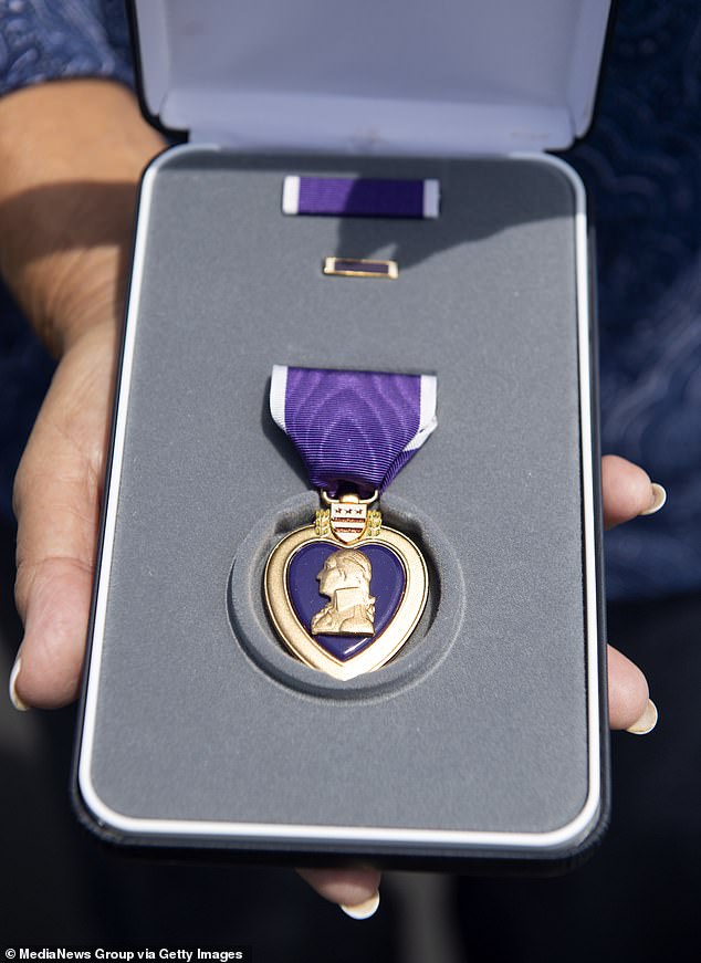 The Purple Heart is a prestigious military decoration awarded to persons wounded or killed in combat