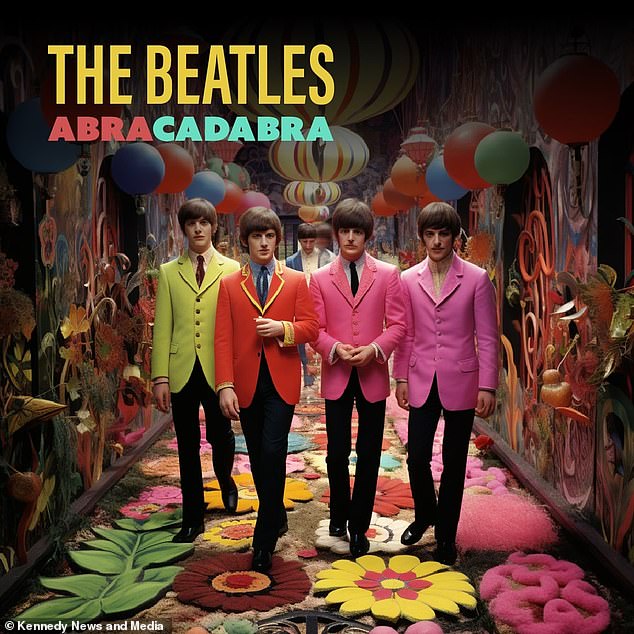 This is what The Beatles' Revolver album would have looked like if it was called Abracadabra