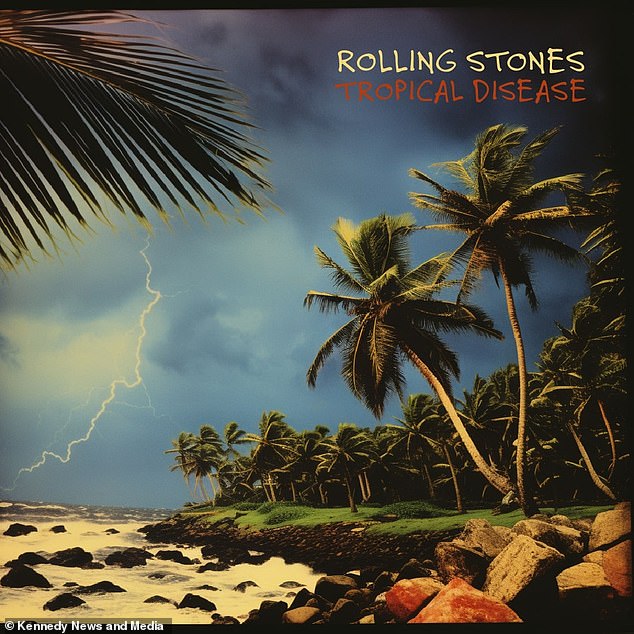 Here's What the AI ​​Predicted the Rolling Stones' Main Street Exile Would Have Looked Like If It Was Called Tropical Disease