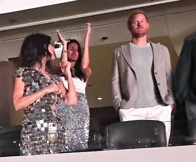 Meghan Markle and Prince Harry attended Beyoncé's Renaissance World Tour at California's SoFi Stadium on Friday night.  The prince looked less than amused