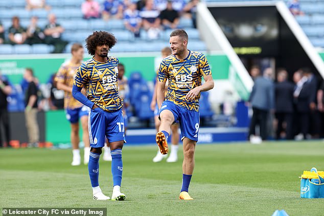 Veteran striker and Premier League winner Jamie Vardy started the game on the bench