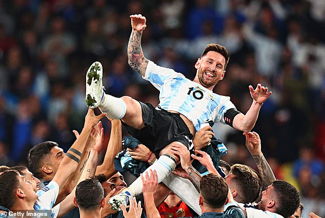 Messi and Argentina took off 3-0 against the Italians in the Finalissima