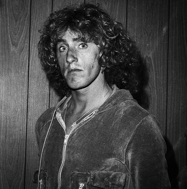 Roger Daltrey (pictured), lead singer of The Who, gave Danny a 'death look' as he posed for a photo