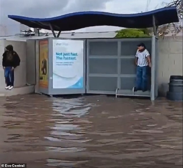 Fast-moving thunderstorms and heavy rain hit the city and surrounding southern Nevada on Friday