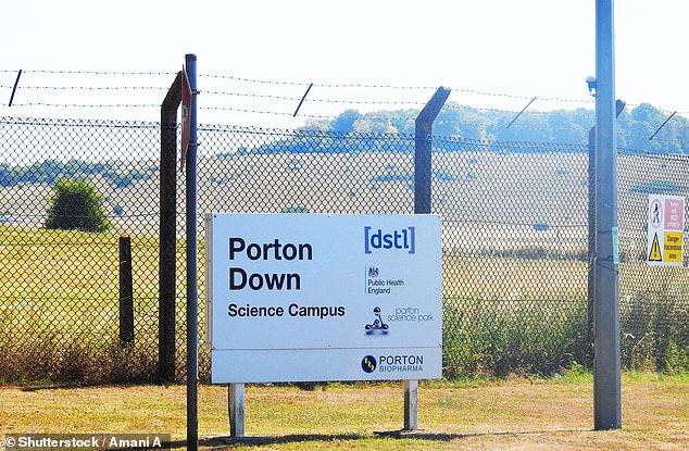 Hackers also released information that could help criminals get into the Porton Down chemical weapons lab (pictured)