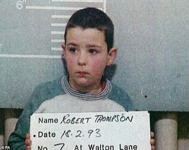 Robert Thompson (pictured) was also imprisoned as a 10-year-old boy, but he was released in 2001 and has not re-offended since.