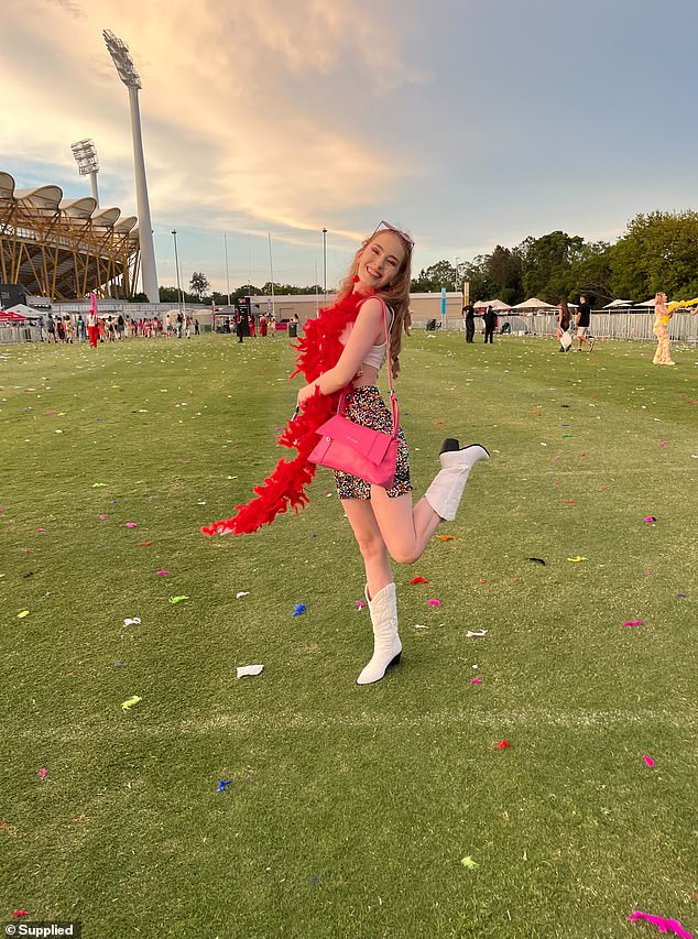 As an adult she has tried to enjoy life more, but unfortunately the threat of migraines is always present.  (She's pictured here at a Harry Styles concert)