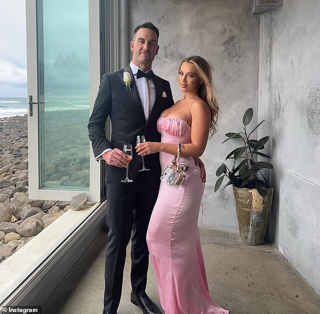 Tammy confirmed her split from ex-fiancée Matt Poole (left) earlier this year when a fan asked in the comments of a TikTok video what had happened and she said it wasn't 'meant to be'