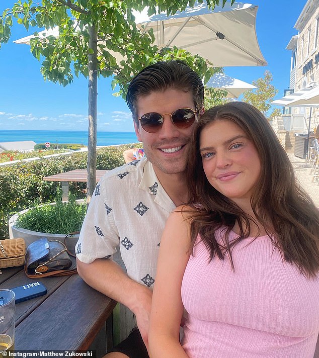 In May, Matt Zukowski confirmed that he had officially split from his girlfriend Genevieve (both pictured) after a whirlwind year-and-a-half romance.