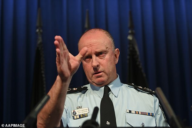 Australian Federal Police Deputy Commissioner Neil Gaughan (pictured) said the new legislation could lead to conflict between biker gangs, increased drug use and a high toll.